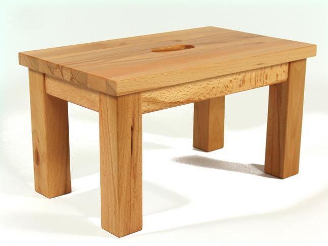 Tritthocker aus Holz - Kernbuche - Trittschemel Tritthocker aus Holz - Kernbuche - Trittschemel