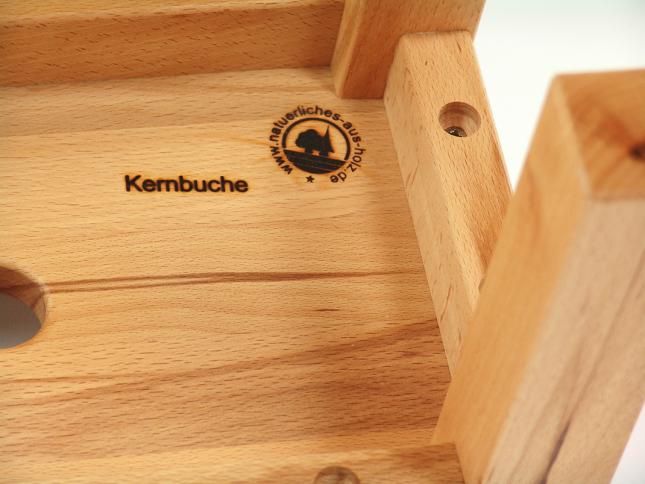 Tritthocker aus Holz - Kernbuche - Trittschemel Tritthocker aus Holz - Kernbuche - Trittschemel