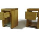 Nachttisch aus Eiche massiv mit einer Schublade