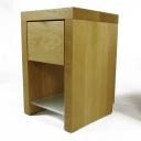 Nachttisch aus Eiche massiv mit einer Schublade