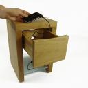 Nachttisch aus Eiche massiv mit einer Schublade