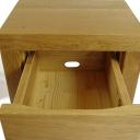 Nachttisch aus Eiche massiv mit einer Schublade