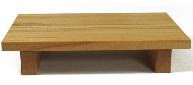 Monitorständer / Bildschirmständer aus Kernbuche massiv - geölt Monitorständer / Bildschirmständer aus Kernbuche massiv - geölt