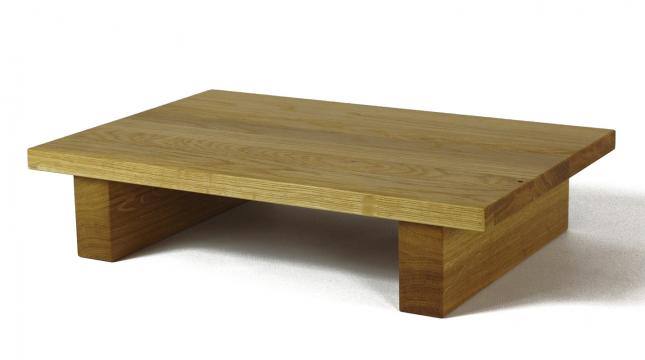 Monitorständer / Bildschirmständer aus Eiche massiv - geölt Monitorständer / Bildschirmständer aus Eiche massiv - geölt