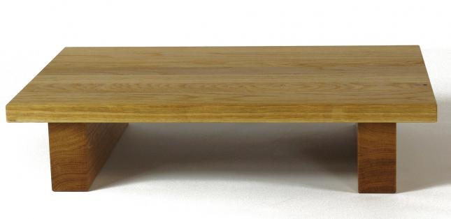 Monitorständer / Bildschirmständer aus Eiche massiv - geölt Monitorständer / Bildschirmständer aus Eiche massiv - geölt