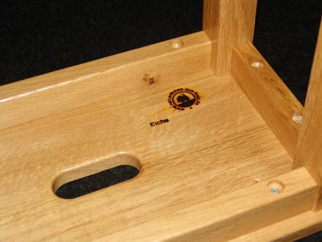 Tritthocker aus Holz - Eiche - Trittschemel - KLASSIK Tritthocker aus Holz - Eiche - Trittschemel - KLASSIK