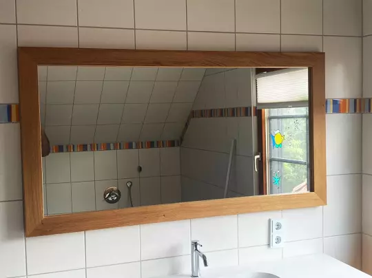 Spiegel aus Eiche massiv