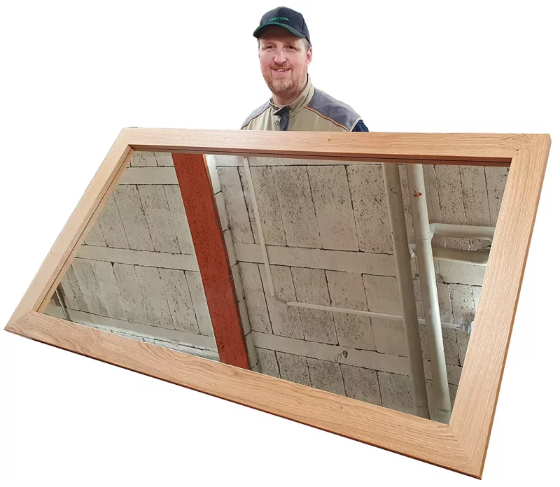 Spiegel aus Eiche massiv