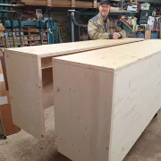 Chorpodeste aus Fichte - stapelbar & mobil