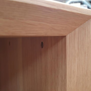 Waschtisch aus Eiche massiv mit einem Schubkasten